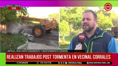 Despliegan operativo integral de limpieza y mejoras en barrios tras lluvias en Paran&aacute;